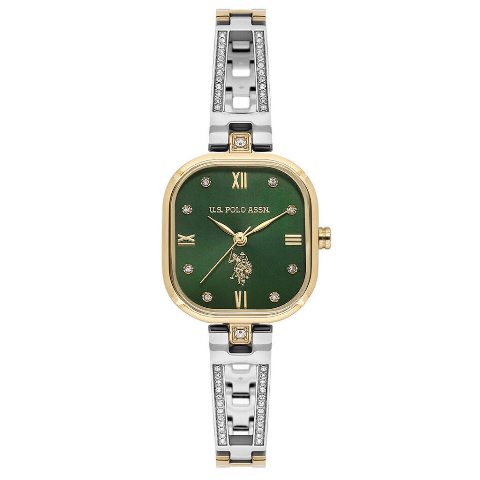 U.s. Polo Assn. USPA2167-03 Quartz Çelik Gri Altın Rengi 24x30 mm Kadın Kol Saati