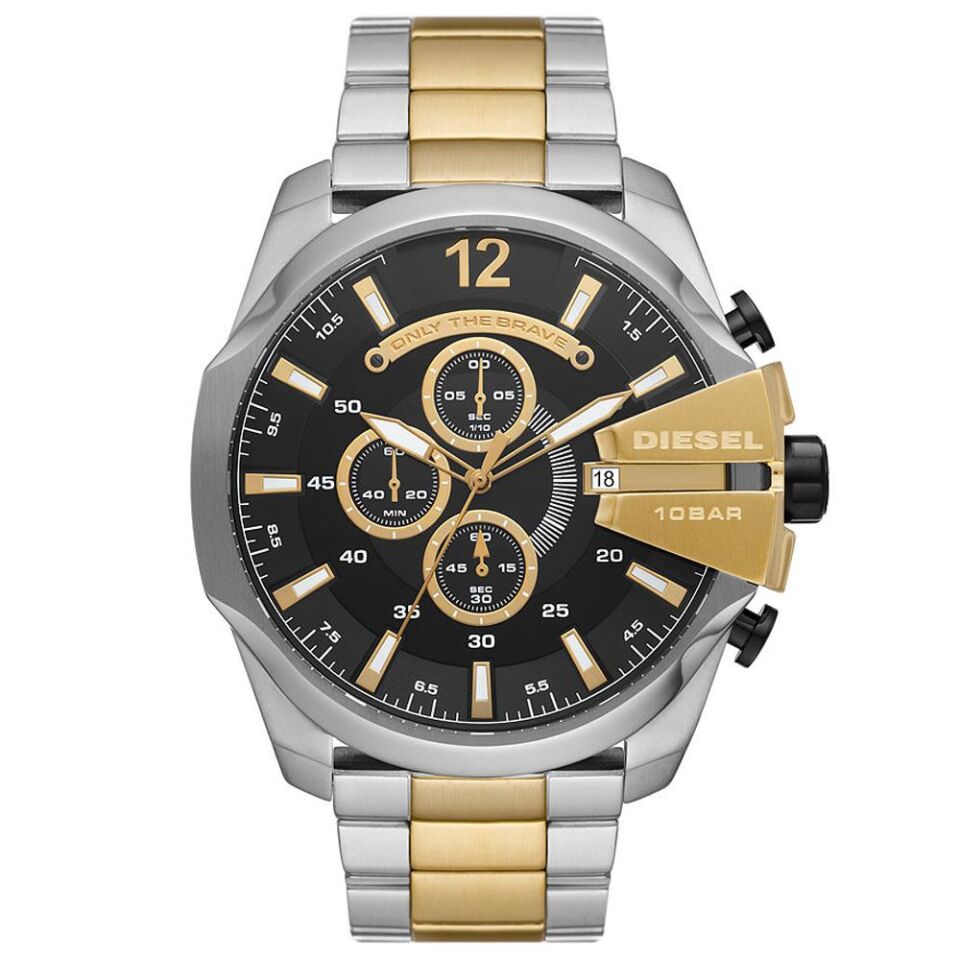Diesel DZ4581 43 mm Altın Rengi / Metalik Gri Erkek Kol Saati