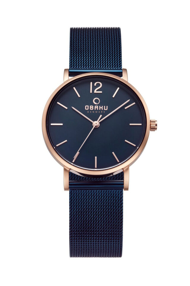 Obaku Denmark V197LXVLML Quartz Hasır Lacivert 32 mm Kadın Kol Saati