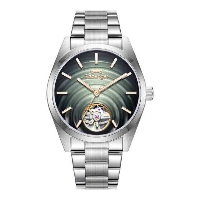 Slazenger SL.09.2625.1.300 Otomatik Çelik Gri 10 ATM 42 mm Erkek Kol Saati