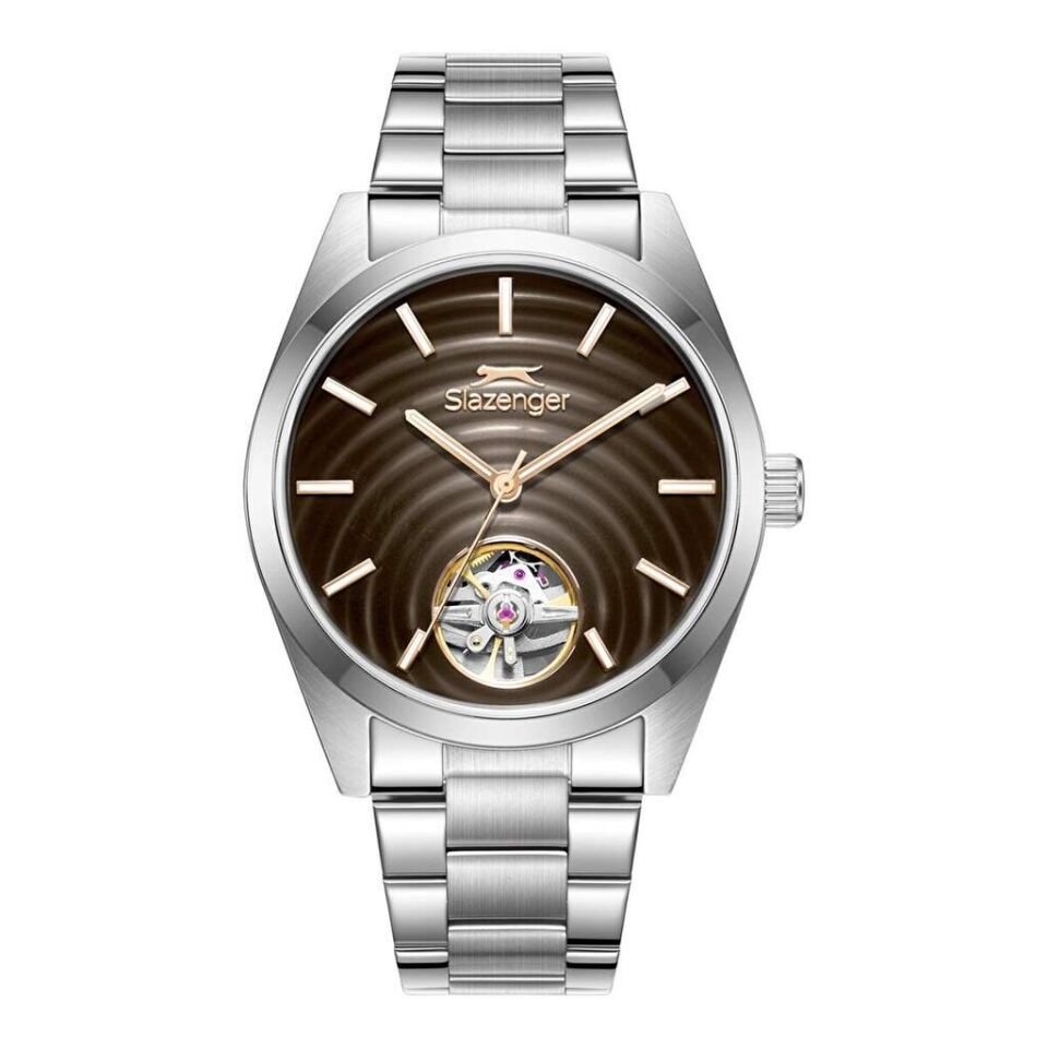 Slazenger SL.09.2625.1.360 Otomatik Gri 10 ATM 42 mm Erkek Kol Saati