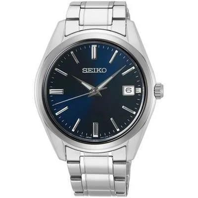 Seiko SUR309P1 Quartz Çelik Gri Lacivert Kadran 40 mm Erkek Kol Saati