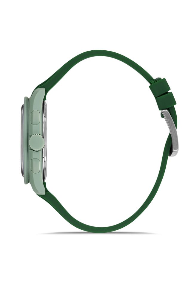 Ferro Yeşil Silikon Kordon Kol Saati FM11401D-ZG Fonksiyonları Aktif 3ATM Su Geçirmez HediyePaket