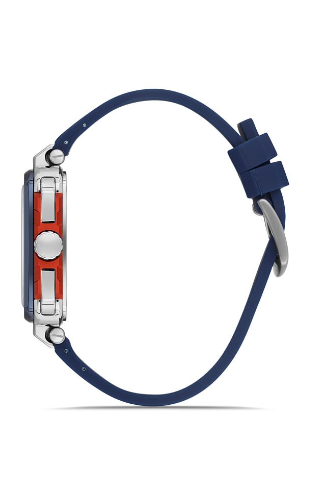 Ferro Lacivert Silikon Kordon Erkek Kol Saati FM11572DWT-L3 Fonksiyonları Aktif 3 ATM Su Geçirmez