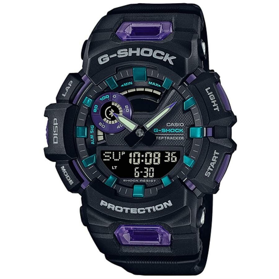 Casio GBA-900-1A6DR Analog/Digital Silikon Siyah 49 mm Erkek Kol Saati
