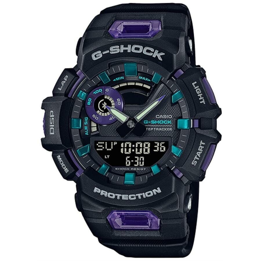 Casio GBA-900-1A6DR Analog/Digital Silikon Siyah 49 mm Erkek Kol Saati