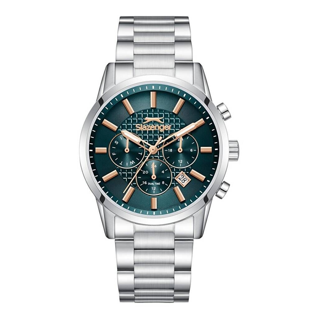 Slazenger SL.09.2648.2.370 Quartz Çelik Gri 10 ATM 42 mm Erkek Kol Saati