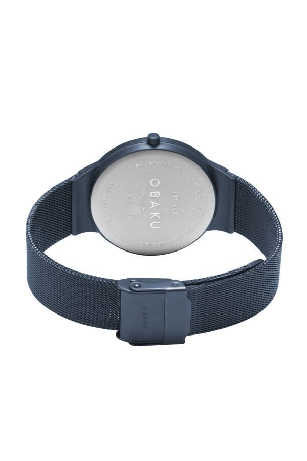 Obaku Denmark V307LXLLML Quartz Çelik Hasır Lacivert 34 mm Kadın Kol Saati
