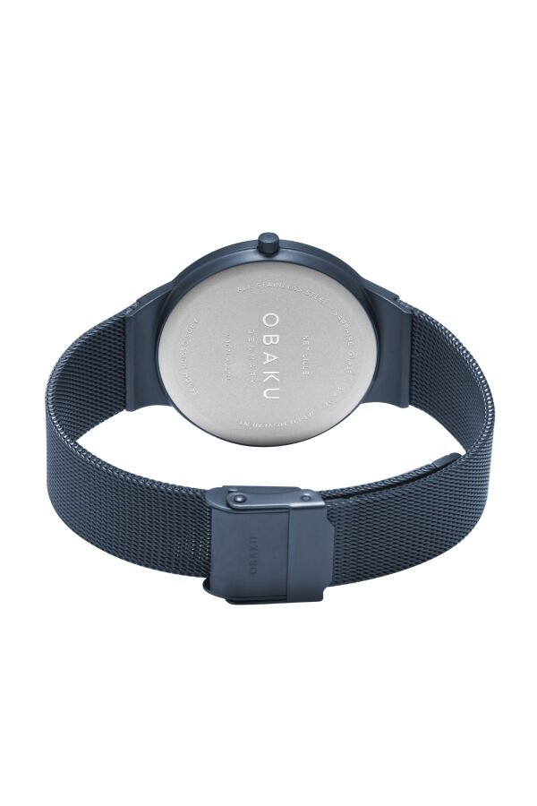 Obaku Denmark V307LXLLML Quartz Çelik Hasır Lacivert 34 mm Kadın Kol Saati