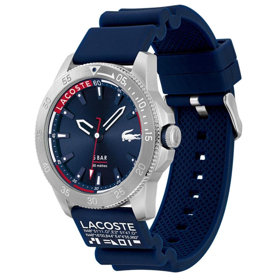 Lacoste 2011202 46 mm Mavi Erkek Kol Saati