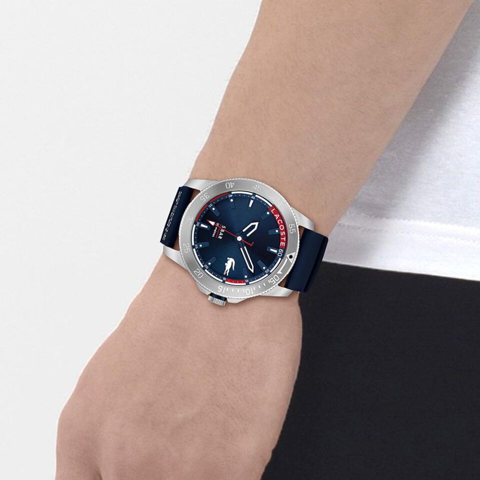 Lacoste 2011202 46 mm Mavi Erkek Kol Saati