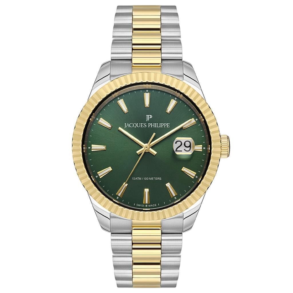 Jacques Philippe JPQGS2373X8 41 mm Altın Rengi / Metalik Gri Erkek Kol Saati