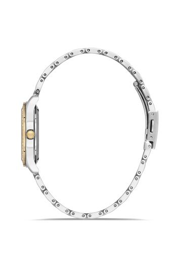 Ferro Quartz Çelik Altın/Gri 33 mm Kadın Kol Saati