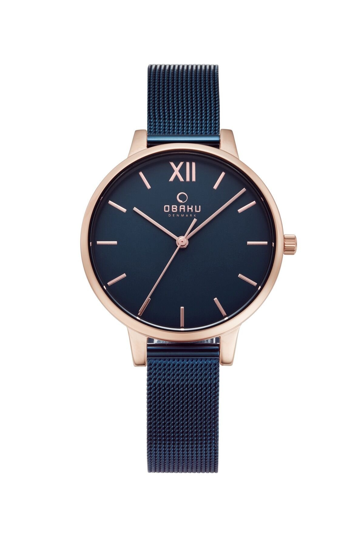 Obaku Denmark V209LXVLML Quartz Hasır Lacivert 34 mm Kadın Kol Saati