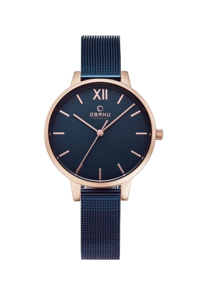 Obaku Denmark V209LXVLML Quartz Hasır Lacivert 34 mm Kadın Kol Saati