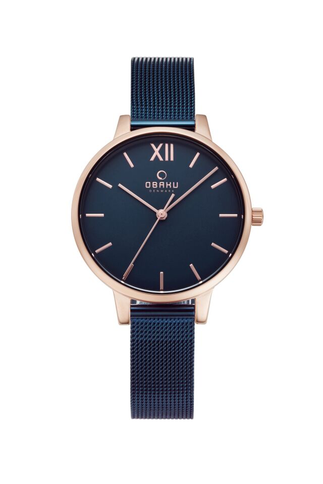Obaku Denmark V209LXVLML Quartz Hasır Lacivert 34 mm Kadın Kol Saati