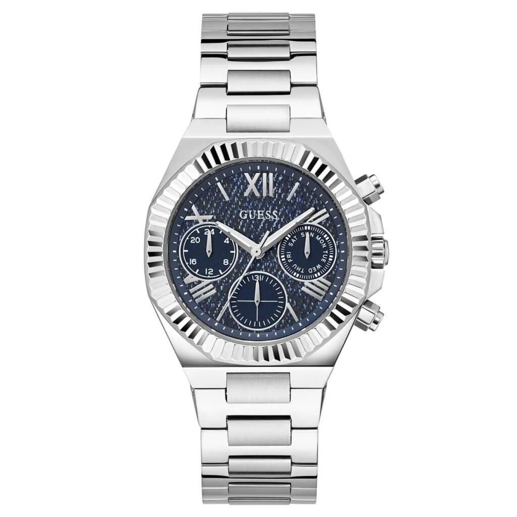 Guess GUGW0769L1 Quartz Çelik Gri Mavi Kadran 38 mm Kadın Kol Saati