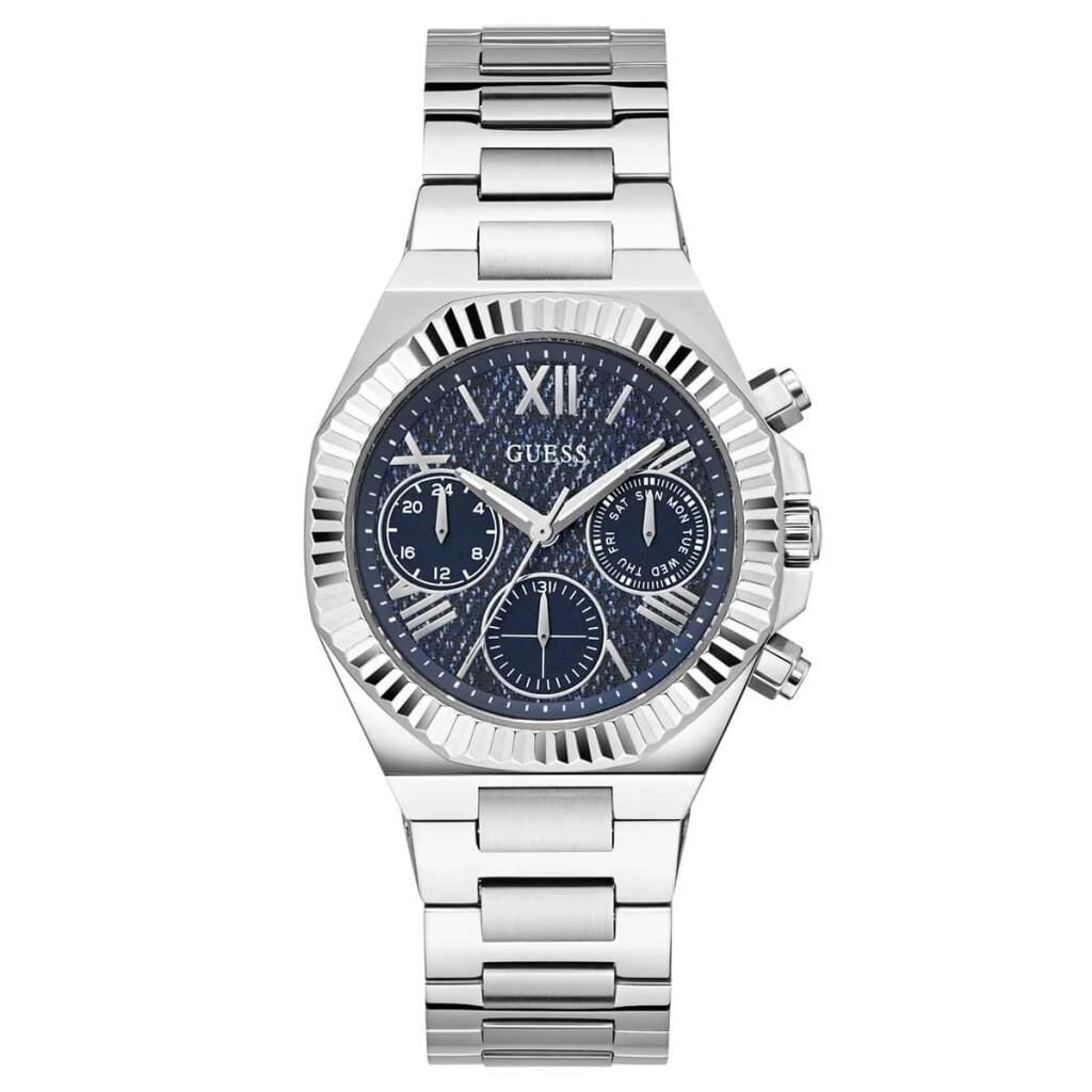 Guess GUGW0769L1 Quartz Çelik Gri Mavi Kadran 38 mm Kadın Kol Saati