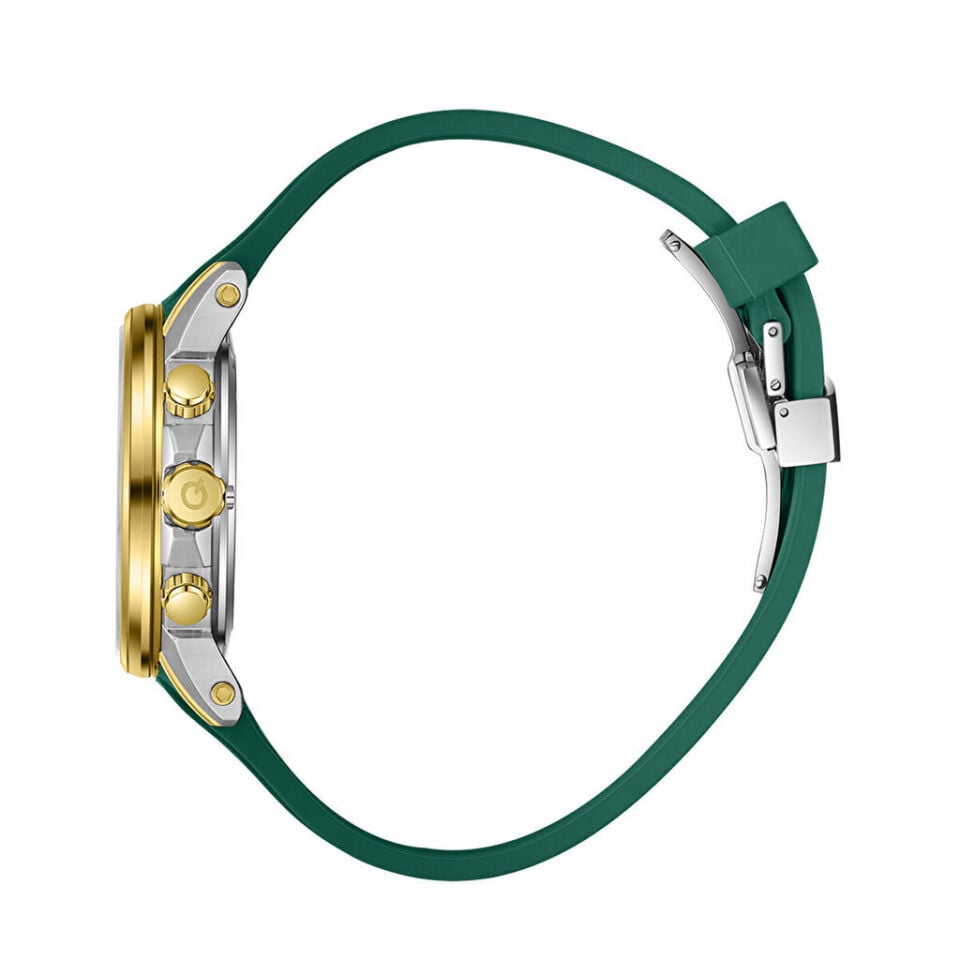 Quantum PWG1220.075 Quartz Silikon Yeşil Safir 10 ATM 43 mm Erkek Kol Saati
