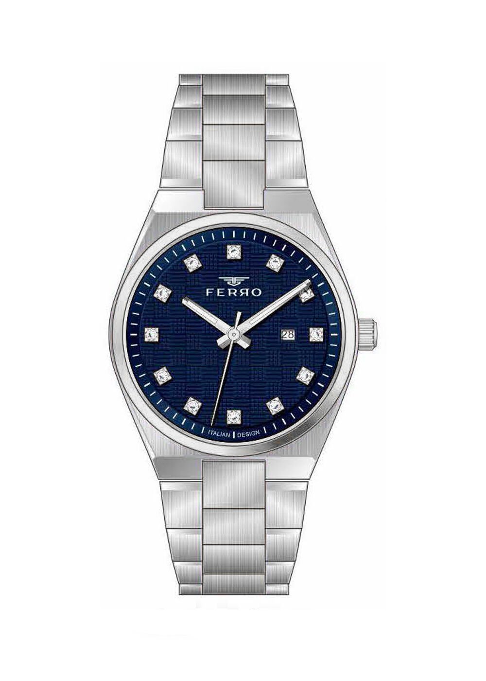 Ferro Gümüş Çelik Kordon Kadın Kol Saati FL21631AWT-A3 3ATM Su Geçirmez 2 Yıl Garantili HediyePaket