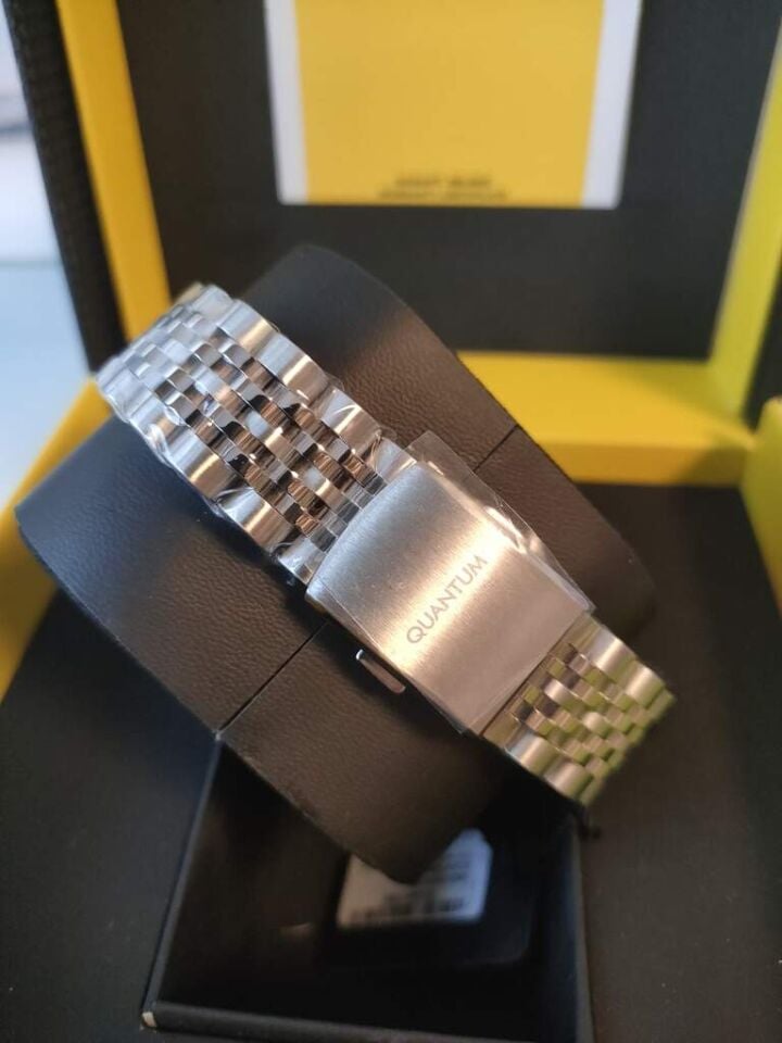 Quantum QMG1251B.300 Otomatik Çelik Gri Safir 10 ATM 41 mm Erkek Kol Saati