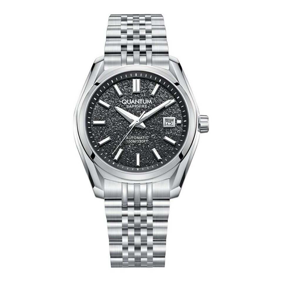 Quantum QMG1251B.350 Otomatik Çelik Gri Safir 10 ATM 41 mm Erkek Kol Saati