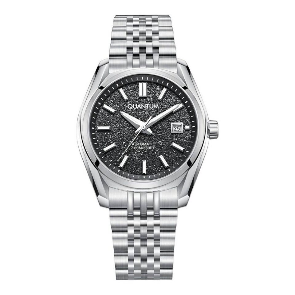 Quantum QMG1251B.350 Otomatik Çelik Gri Safir 10 ATM 41 mm Erkek Kol Saati
