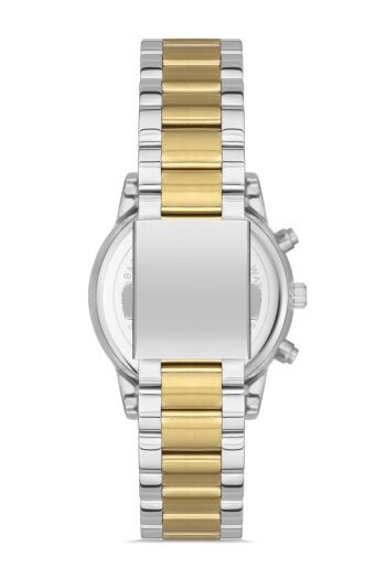 Ferro Quartz Çelik Altın/Gri 36 mm Kadın Kol Saati