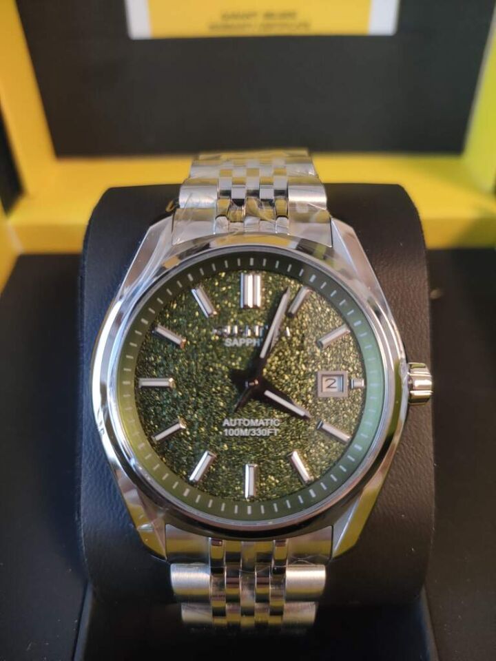 Quantum QMG1251B.370 Otomatik Çelik Gri Safir 10 ATM 41 mm Erkek Kol Saati