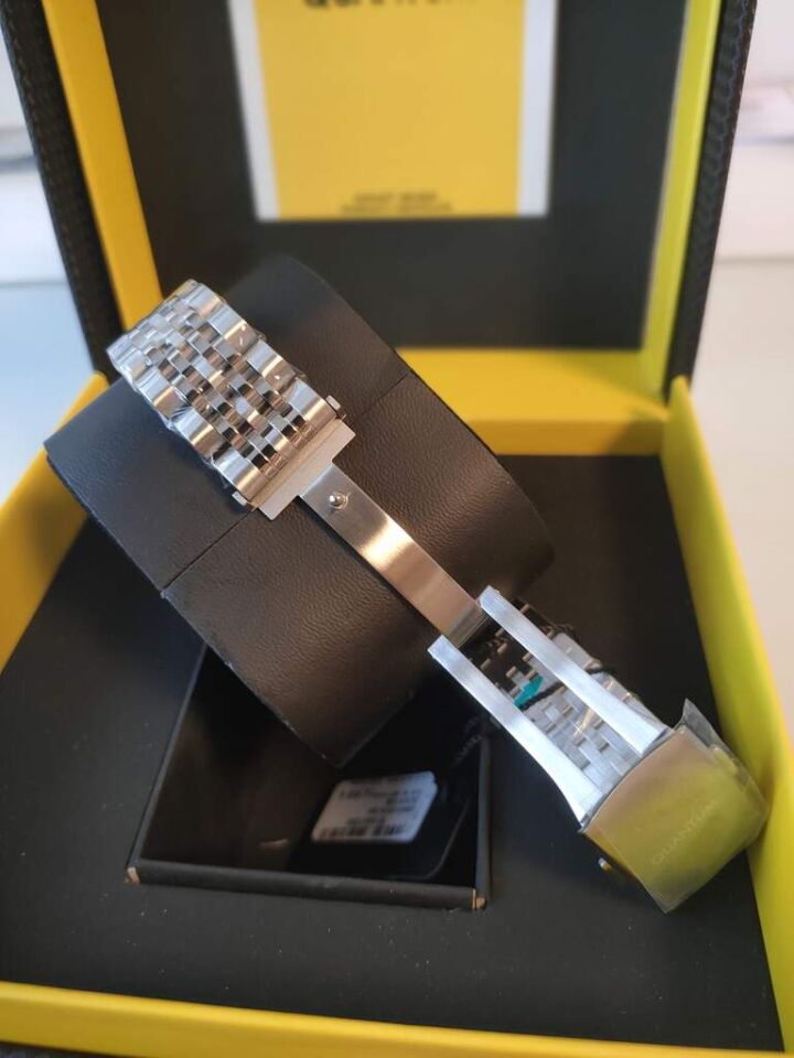 Quantum QMG1251B.370 Otomatik Çelik Gri Safir 10 ATM 41 mm Erkek Kol Saati