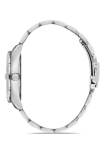 Ferro Gümüş Çelik Kordon Erkek Kol Saati F11211A-A2 3ATM Su Geçirmez 2Yıl Garantili Hediye Paketli