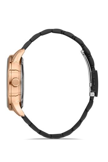 Ferro 45 mm Siyah Çelik Kordon Erkek Kol Saati F11200A-R F11200A-R