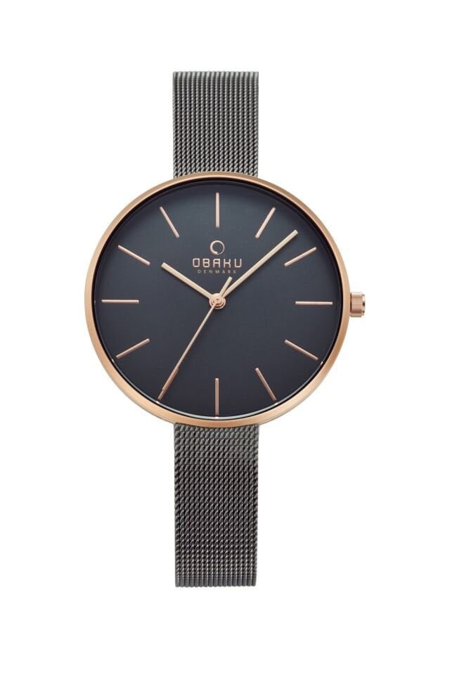 Obaku Denmark V211LXVJMJ Quartz Hasır Siyah 36 mm Kadın Kol Saati