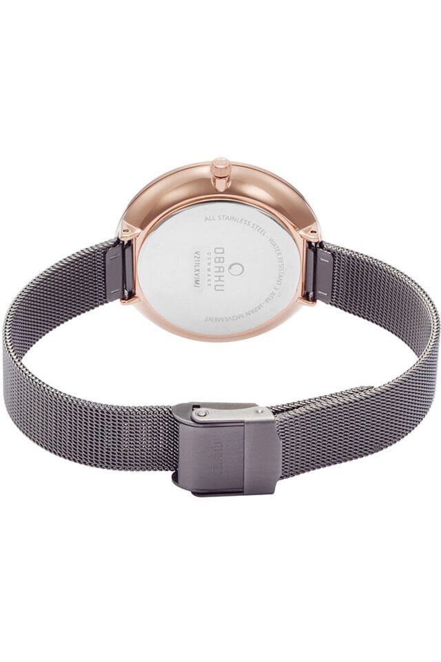 Obaku Denmark V211LXVJMJ Quartz Hasır Siyah 36 mm Kadın Kol Saati