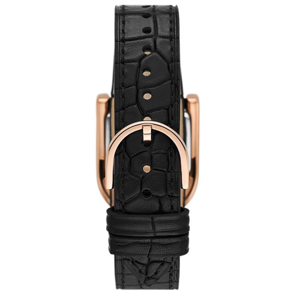 Fossil FES5263 28 mm Siyah Deri Kordon Kadın Kol Saati