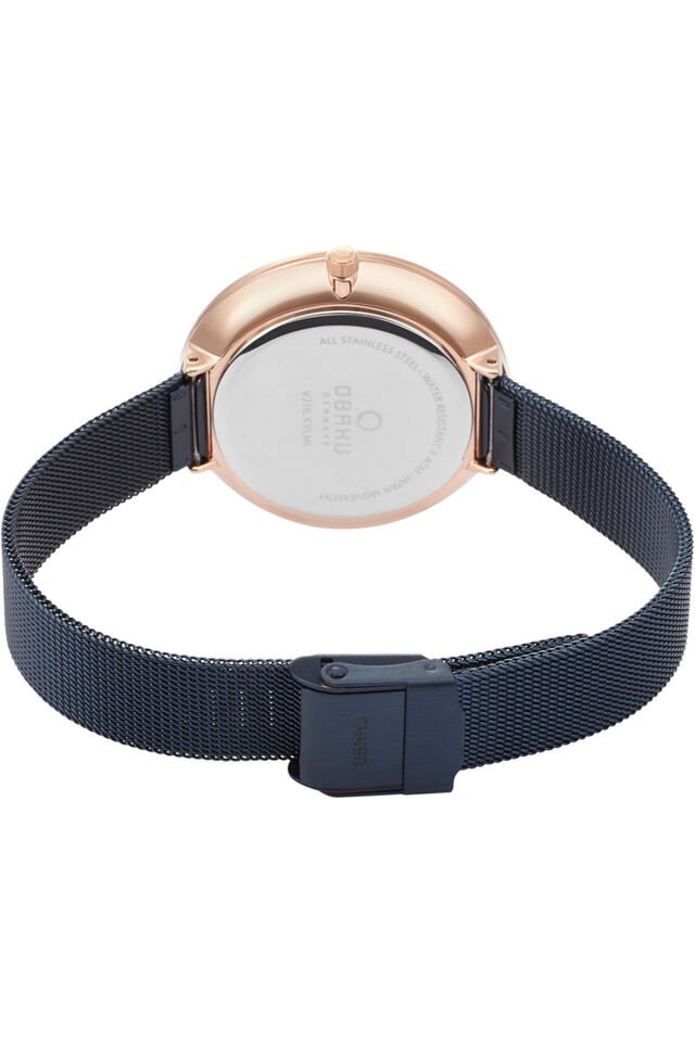 Obaku Denmark V211LXVLML Quartz Hasır Lacivert 36 mm Kadın Kol Saati