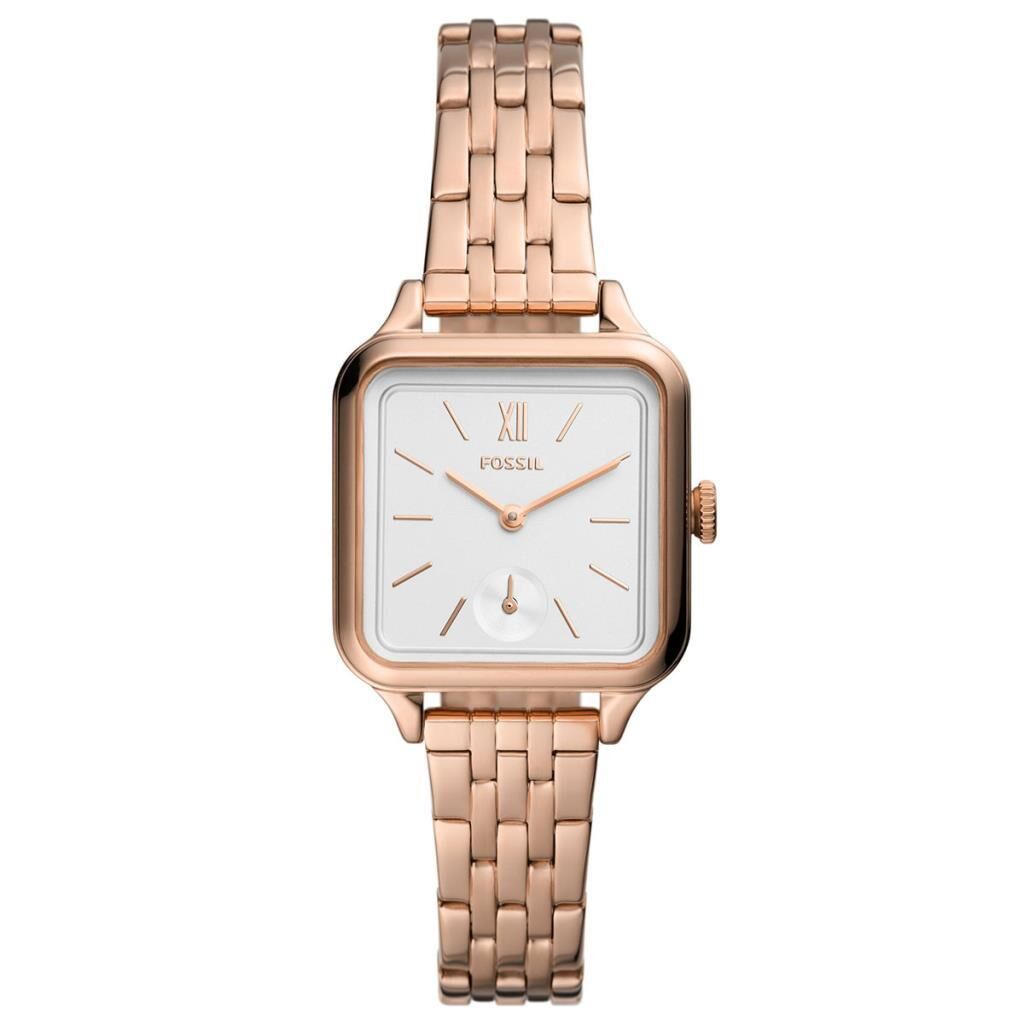 Fossil FBQ3831 28 mm Çelik Kordon Rose Gold Kadın Kol Saati