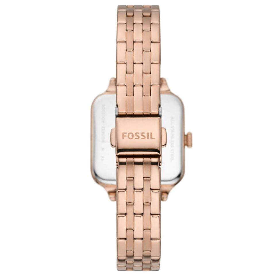 Fossil FBQ3831 28 mm Çelik Kordon Rose Gold Kadın Kol Saati
