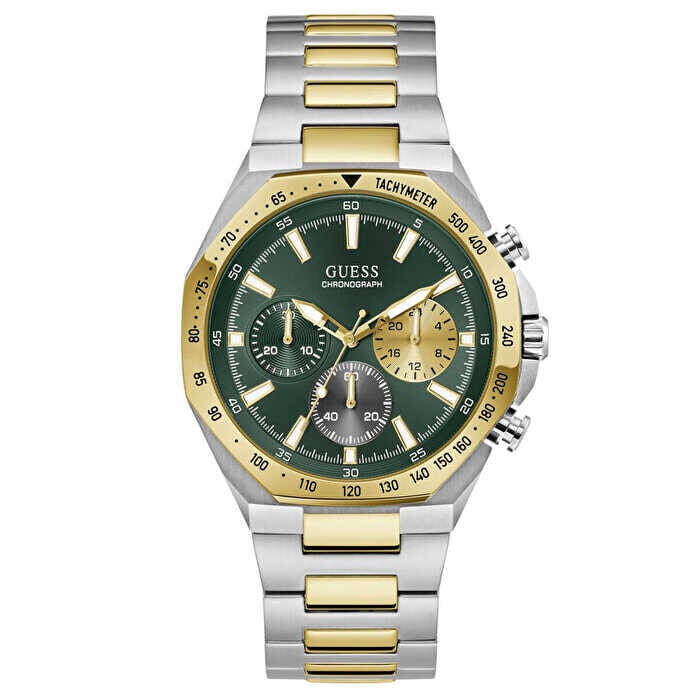 Guess GUGW1122G4 Quartz Çelik Gri-Altın Rengi 42 mm Erkek Kol Saati