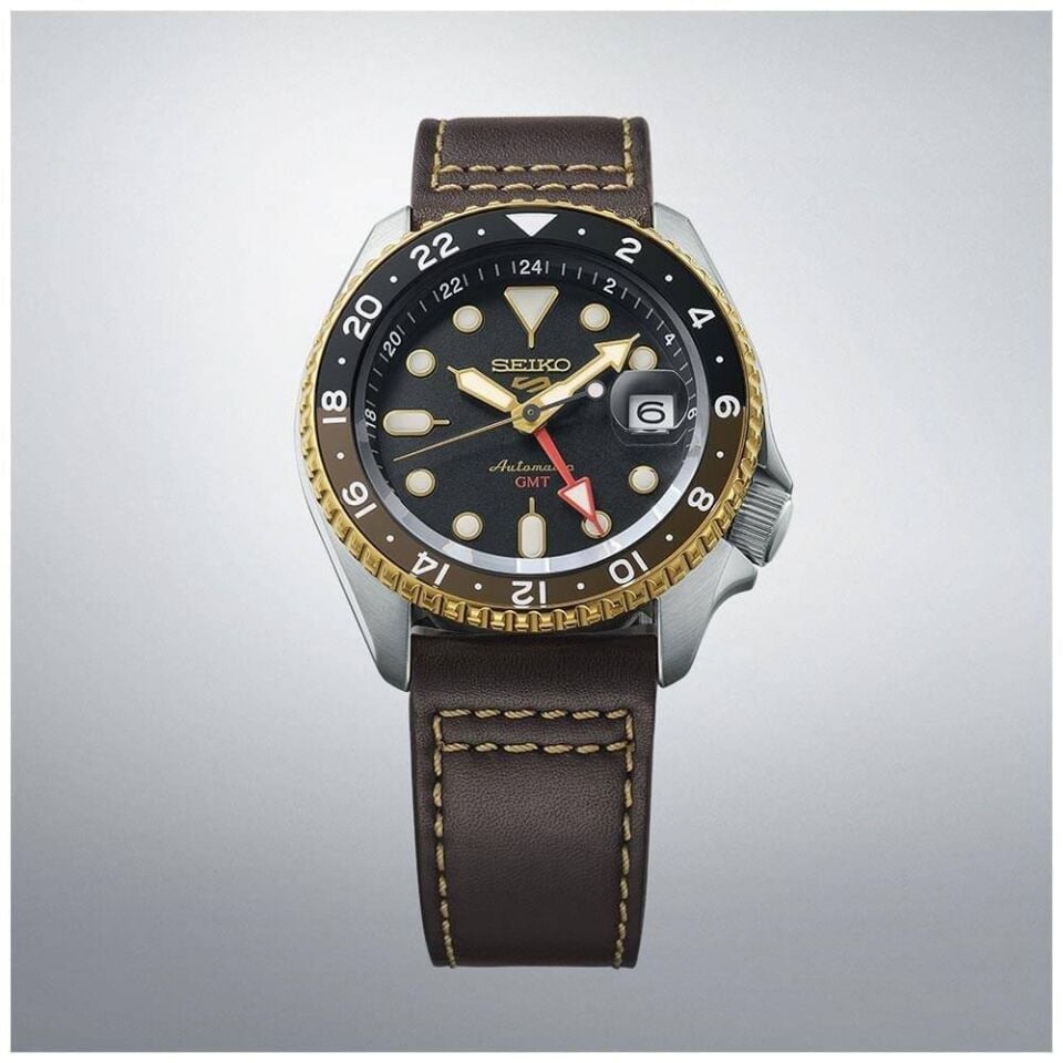 Seiko SSK036J Otomatik Kahverengi Deri Kordon 10 ATM 42 mm Erkek Kol Saati