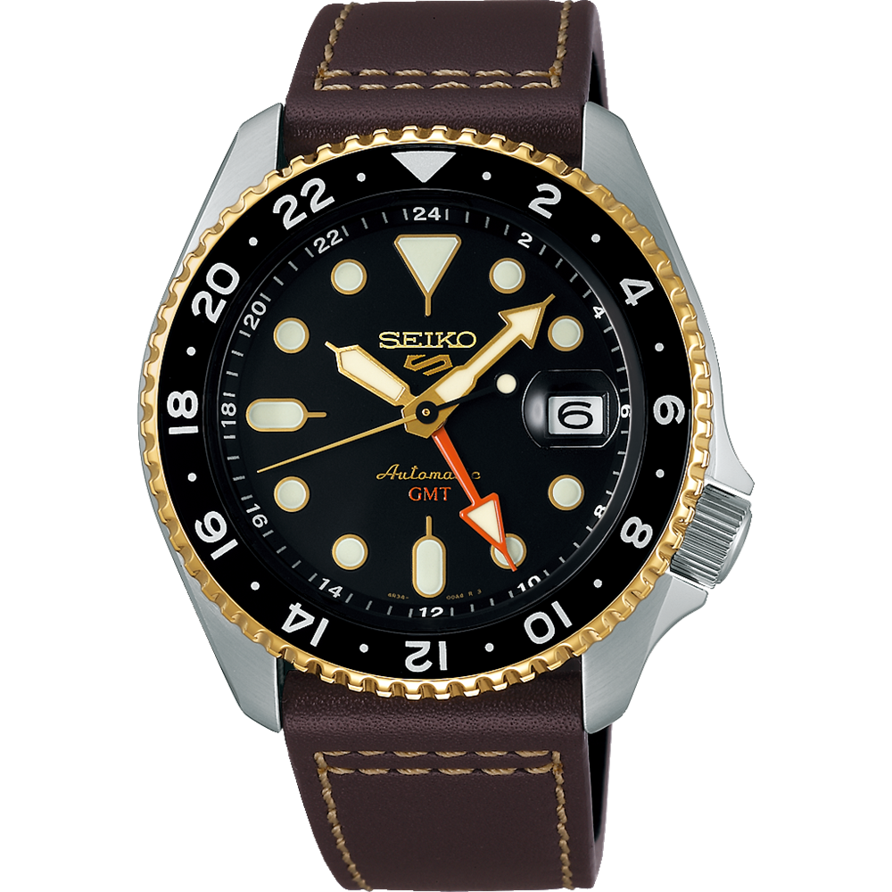 Seiko SSK036J Otomatik Kahverengi Deri Kordon 10 ATM 42 mm Erkek Kol Saati