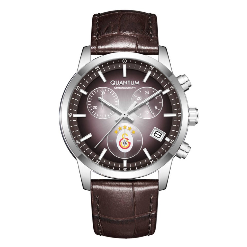 Quantum G1087.362 Quartz Deri Kahverengi 42 mm Erkek Kol Saati