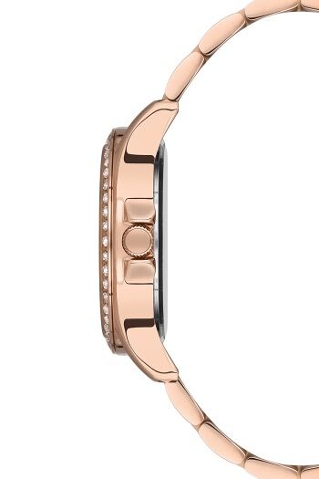 Ferro Rose Çelik Kordon Kadın Kol Saati F21140A-C 3ATM Su Geçirmez 2 Yıl Garantili HediyePaketli