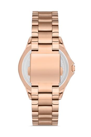 Ferro Rose Çelik Kordon Kadın Kol Saati F21140A-C 3ATM Su Geçirmez 2 Yıl Garantili HediyePaketli