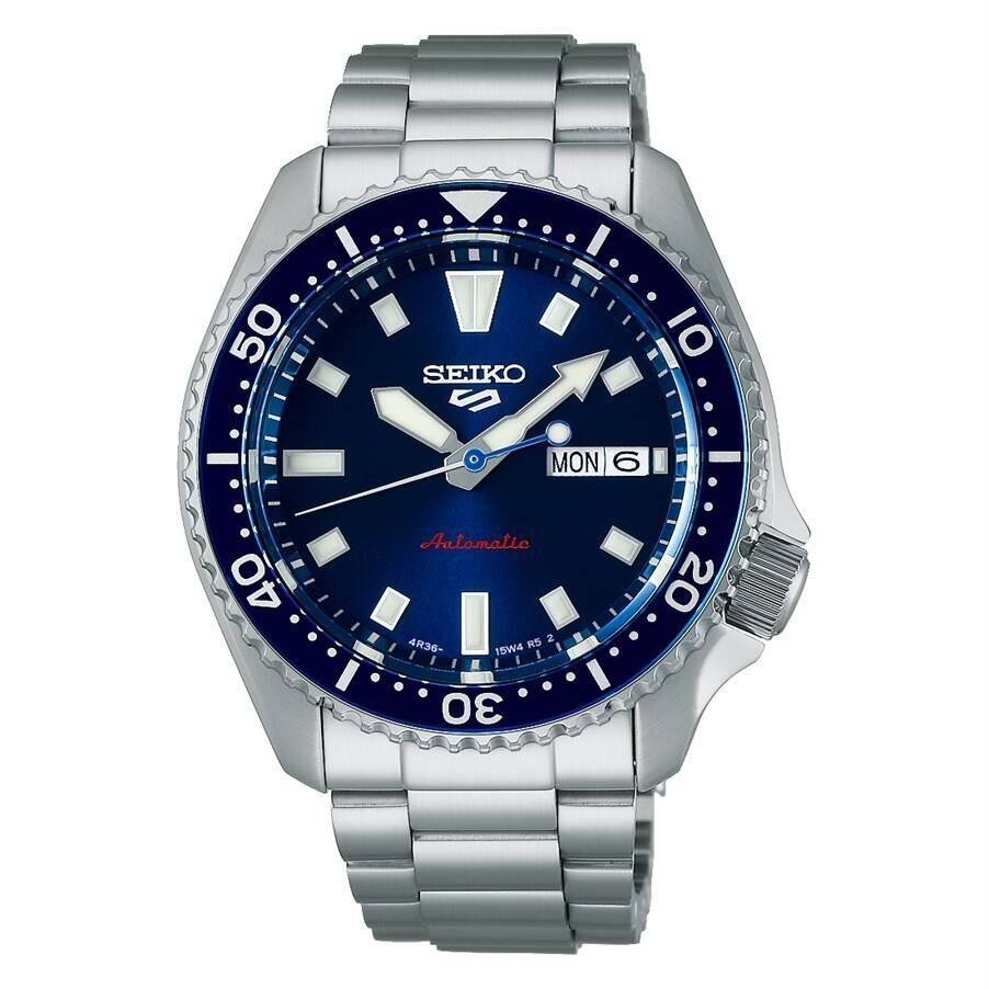 Seiko SRPL83K Otomatik Çelik Gri Lacivert Kadran 10 ATM 43 mm Erkek Kol Saati