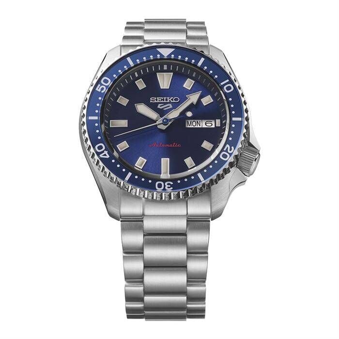 Seiko SRPL83K Otomatik Çelik Gri Lacivert Kadran 10 ATM 43 mm Erkek Kol Saati