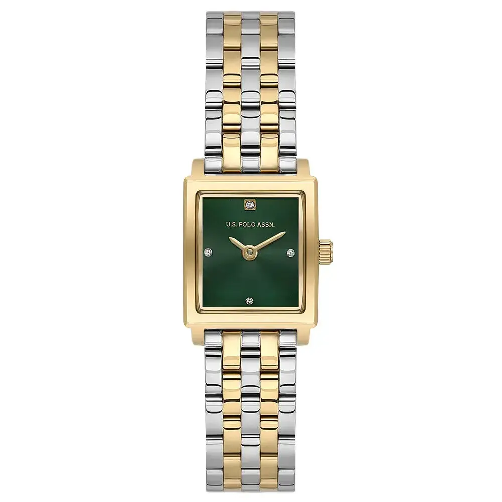 U.s. Polo Assn. USPA2107-02 Quartz Çelik Gri Altın Rengi 19x27 mm Kadın Kol Saati