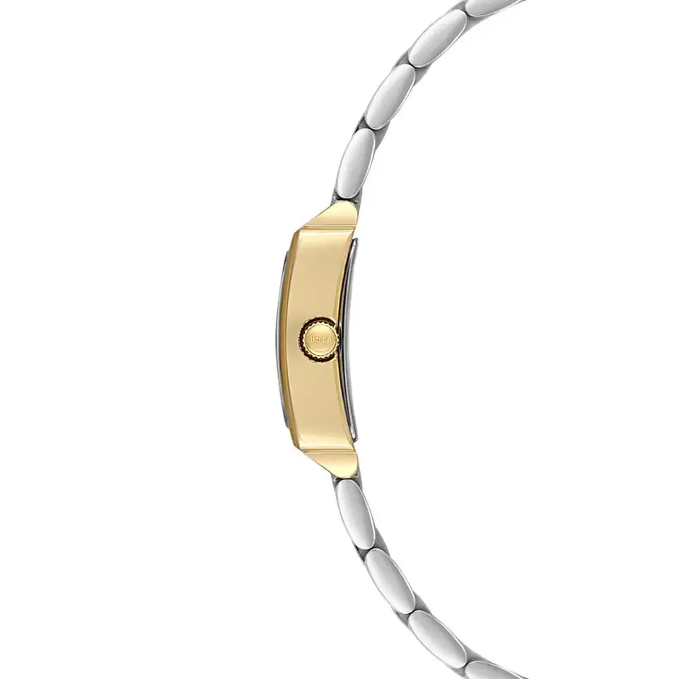 U.s. Polo Assn. USPA2107-02 Quartz Çelik Gri Altın Rengi 19x27 mm Kadın Kol Saati