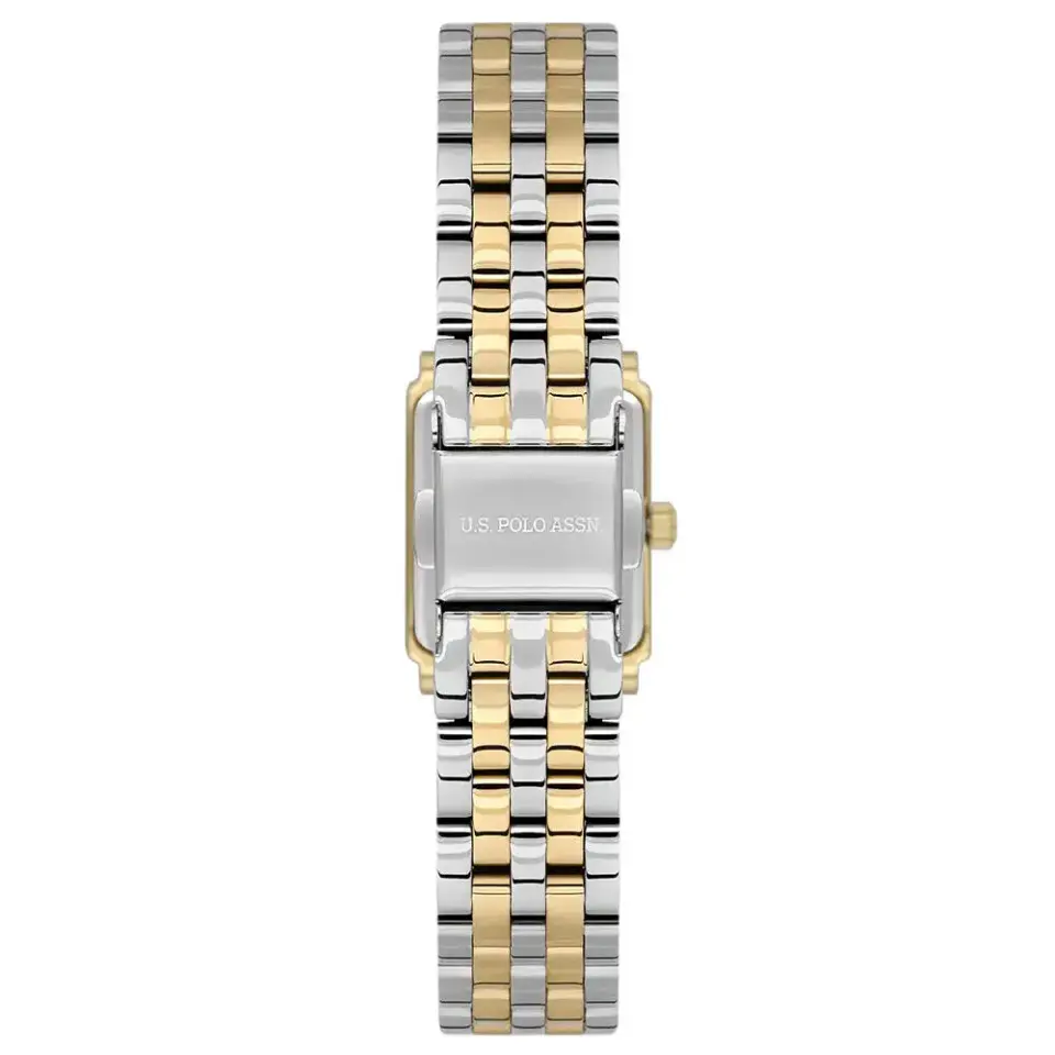 U.s. Polo Assn. USPA2107-02 Quartz Çelik Gri Altın Rengi 19x27 mm Kadın Kol Saati