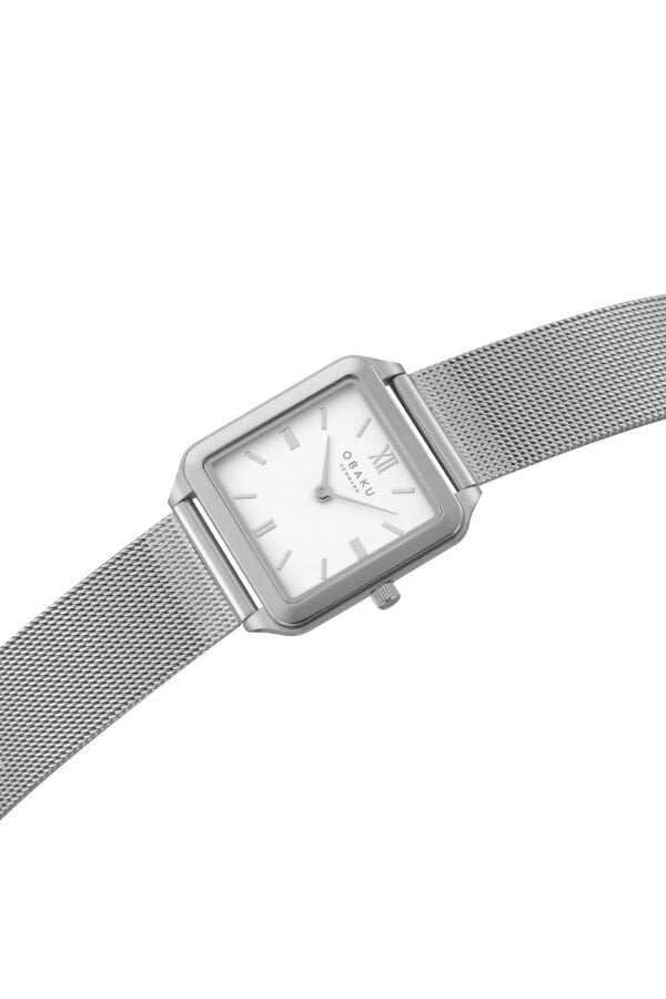 Obaku Denmark V309LXCWMC Quartz Hasır Gri Safir Cam 26 mm Kadın Kol Saati